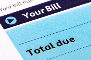 Bill Statement Closeup