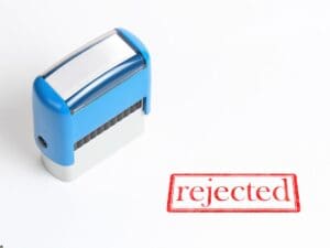 your business check was rejected