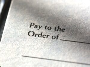 pay to the order of