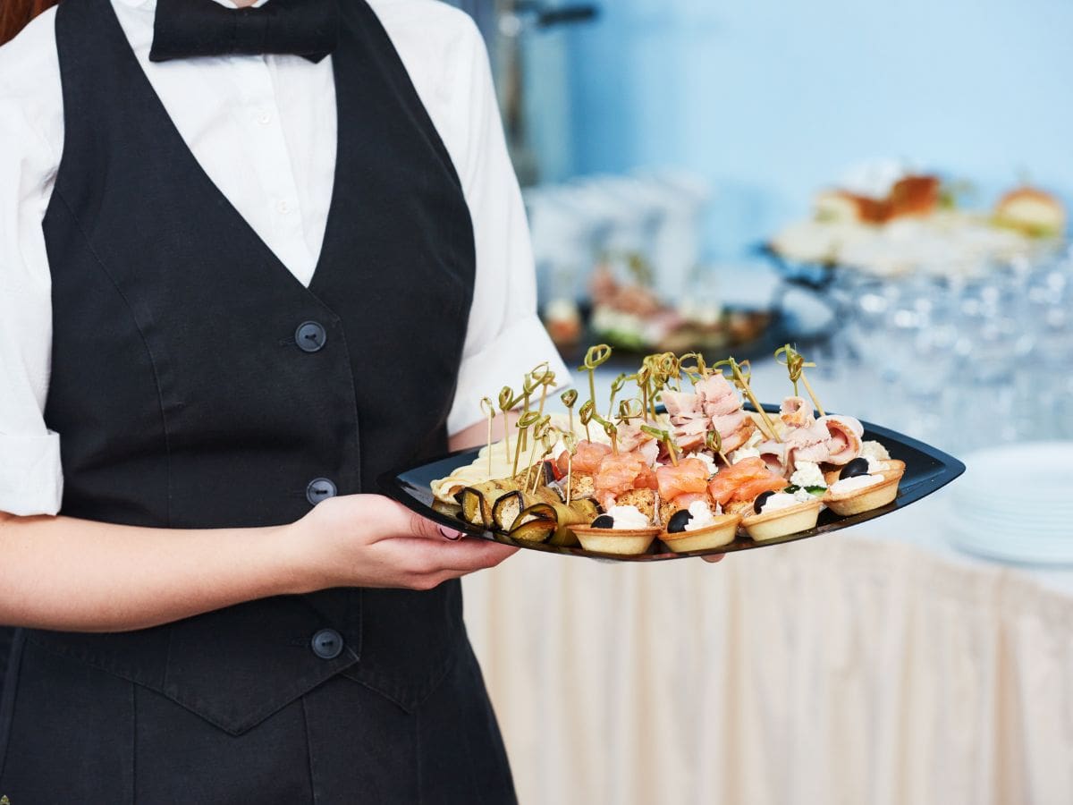 catering a corporate lunch